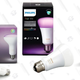 Philips Hue White and Color Ambiance A19 Light Bulb | $40 | Amazon
Philips Hue White and Color Ambiance Candelabra Light Bulb | $40 | Amazon
Philips Hue White and Color Ambiance Flood Light Bulb | $40 | Amazon
Philips Hue Two-Bulb Starter Kit | $100 | Amazon